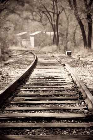 Railroad trackの写真素材