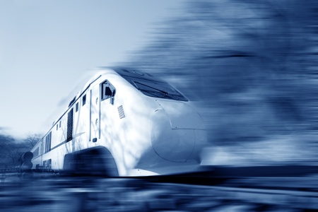 high speed trainのeditorial素材