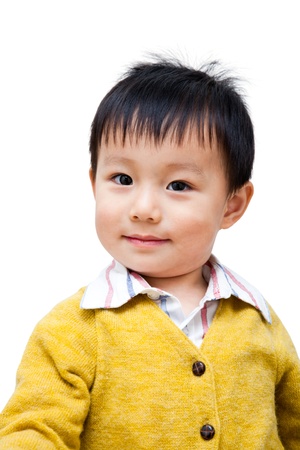 Asian boy portraitの写真素材
