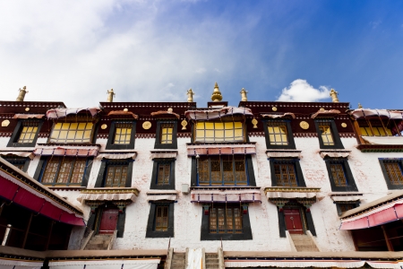 Drepung Monastery which was founded in 1416 and is the most superordinate among the six Tibetan gelug monasteries.のeditorial素材