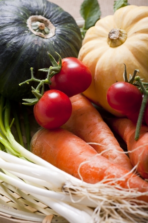 Variety of autumn fresh vegetablesの写真素材