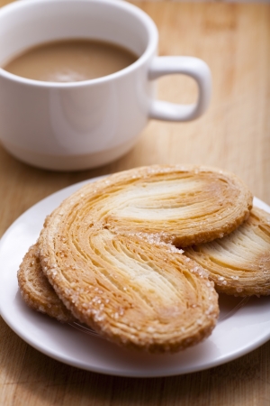French Palmier Cookies の写真素材