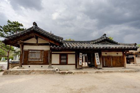 Traditional Korean House, South Koreaのeditorial素材