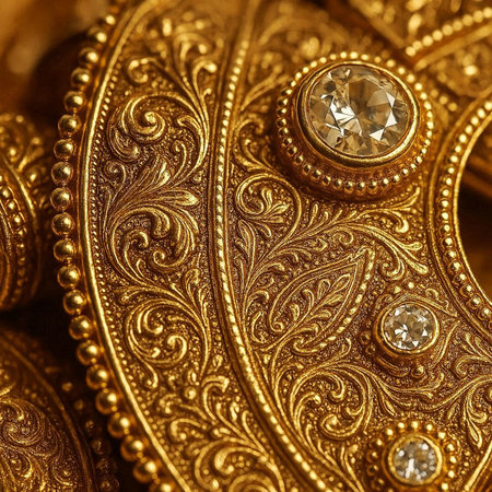 golden jewelry background macro close up. gold luxury jewellery.