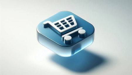 3d rendering of computer icon in white background, computer generated images