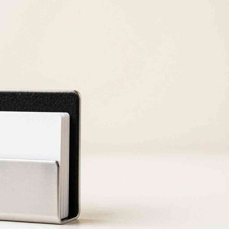 Black and white book on a white background. Copy space. Education concept.