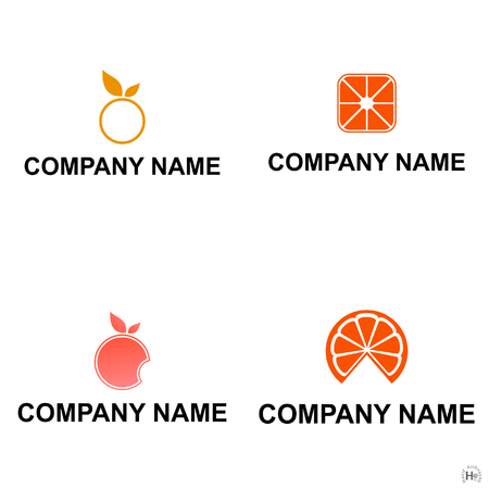 Company icons and logo designs. vector illustrationのイラスト素材