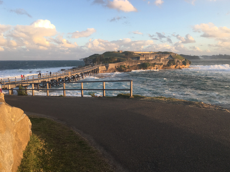 Beautiful view of La Perouse, Sydney with stunning cloud and sunsetの写真素材