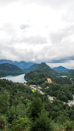 Hohenschwangau Castle, Bavaria, Germanyの写真素材
