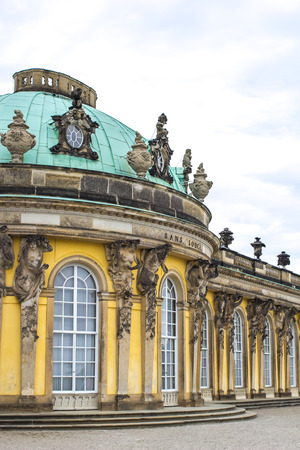Palace of Frederick the Great, King of Prussia, in Potsdam, near Berlin, Germanyのeditorial素材