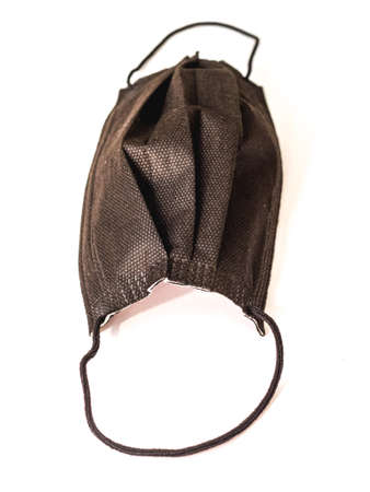 Medical face mask with white backgroundの写真素材