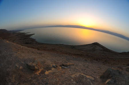 Dead Sea Israel Sunrise on the shore