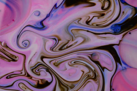 Abstract colors, backgrounds and textures. Food Coloring in milk. Food coloring in milk creating...