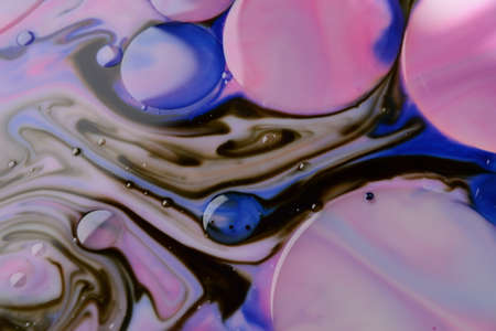 Abstract colors, backgrounds and textures. Food Coloring in milk. Food coloring in milk creating...
