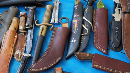 Cold steel weapons - Bayonets, dirks, daggers, stilettos,  cutlasses, hangers, collection. Cold...