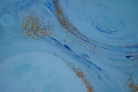 Abstract colors, backgrounds and textures. Colorful chemical experiment.