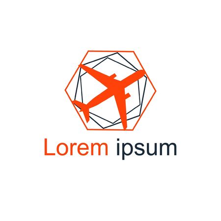 Travel logo, holidays, tourism, business trip company logo design, vector illustrationのイラスト素材