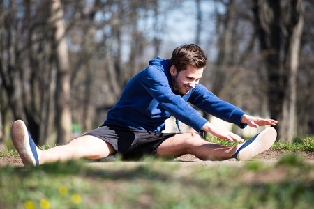 Jogger in the Parkの写真素材