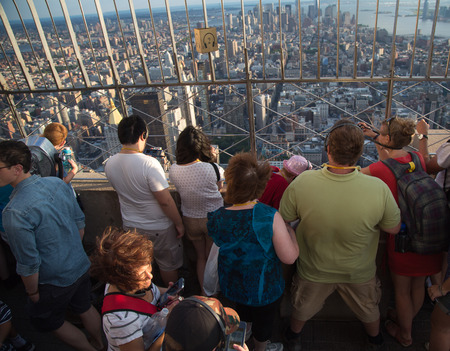 People on the Empire Stateのeditorial素材