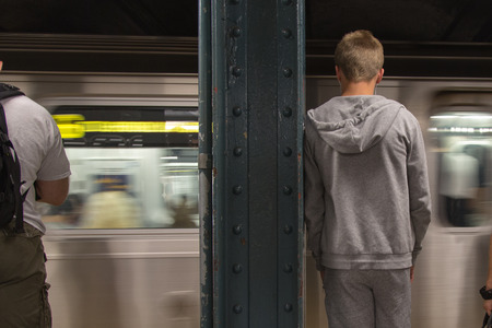 Subway in NYCのeditorial素材