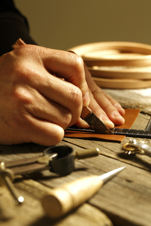 handmade leather ,like the old days.