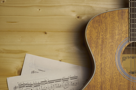 Classical Guitar Horizontalの写真素材