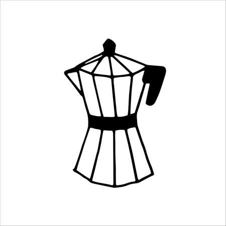 Geyser coffee makerのイラスト素材