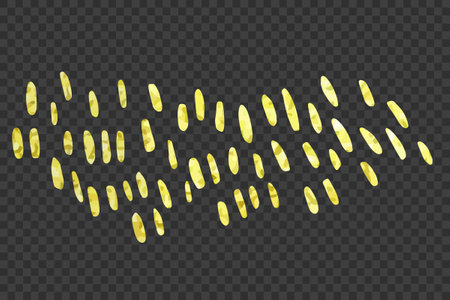 Golden dots. Luxury background or brush stroke with golden glitterのイラスト素材