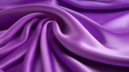 Violet silk background.の素材