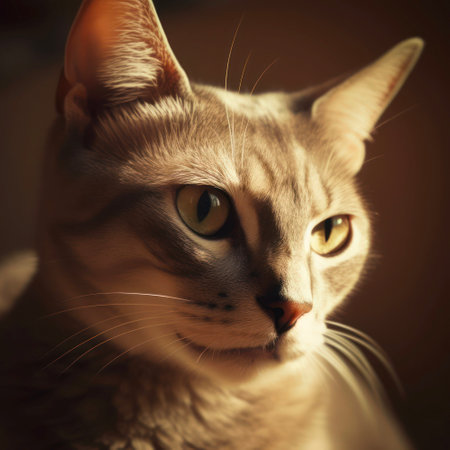 Portrait of a cute cat.の素材