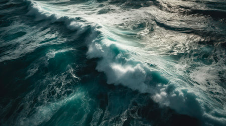 ocean wave background.の素材