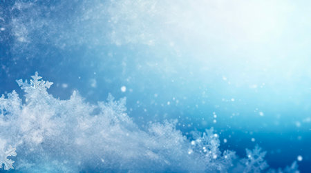 Blue winter background, abstract frozen texture.の素材