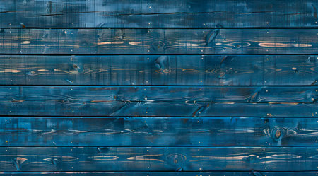 Blue painted wooden planks texture background.の写真素材