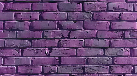 Purple brick wall texture background.