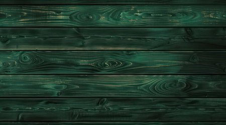 Dark green horizontal wooden planks texture background.の写真素材