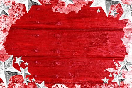 Frosty Christmas stars backgroundの写真素材