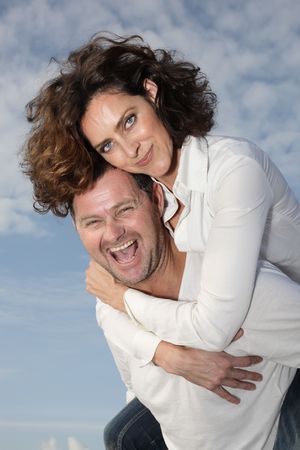 happy coupleの写真素材