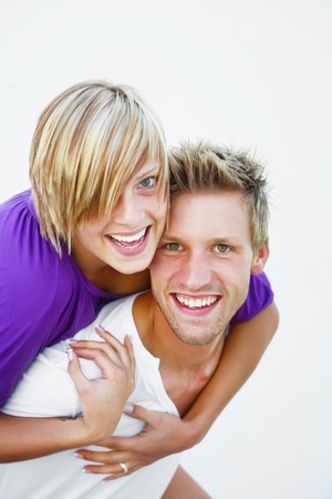 Young couple in loveの写真素材