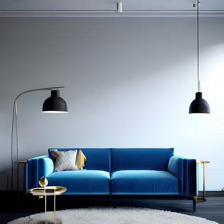 office interior design,  lamps, light purple pastel colors, super realistic, cinematic lightingの素材