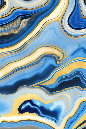 Luxurious Orion Olive ink marble-like abstract texture with Gold agate Tileの素材