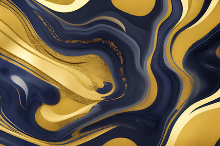 Luxurious Orion Olive ink marble-like abstract texture with Gold agate Tileの素材