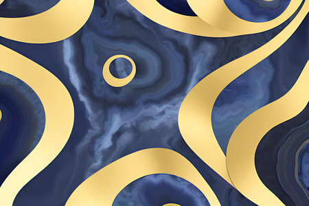 Luxurious Orion Olive ink marble-like abstract texture with Gold agate Tileの素材