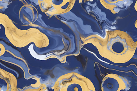 Luxurious Orion Olive ink marble-like abstract texture with Gold agate Tileの素材