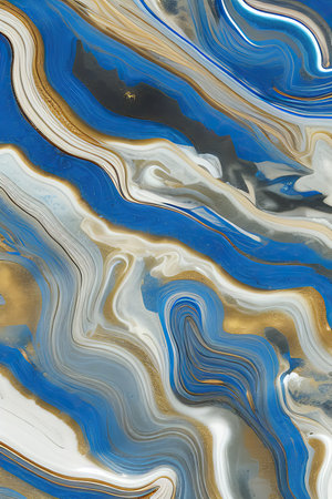 Luxurious Orion Olive ink marble-like abstract texture with Gold agate Tileの素材