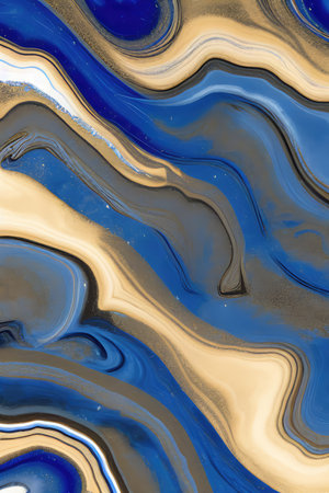 Luxurious Orion Olive ink marble-like abstract texture with Gold agate Tileの素材