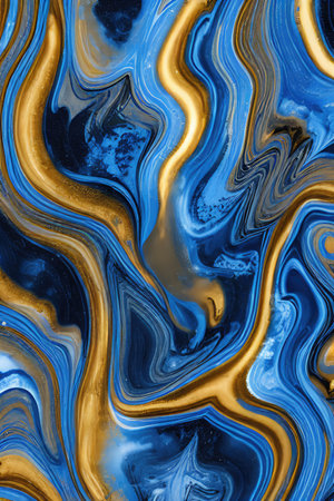Luxurious Orion Olive ink marble-like abstract texture with Gold agate Tileの素材
