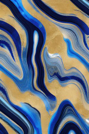 Luxurious Orion Olive ink marble-like abstract texture with Gold agate Tileの素材
