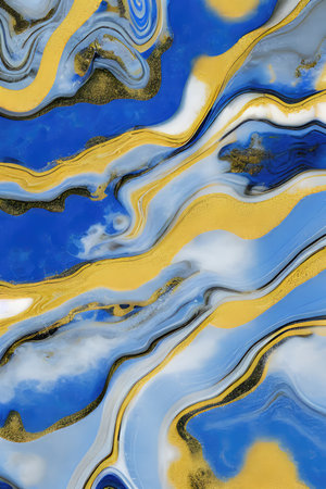 Luxurious Orion Olive ink marble-like abstract texture with Gold agate Tileの素材