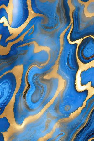 Luxurious Orion Olive ink marble-like abstract texture with Gold agate Tileの素材