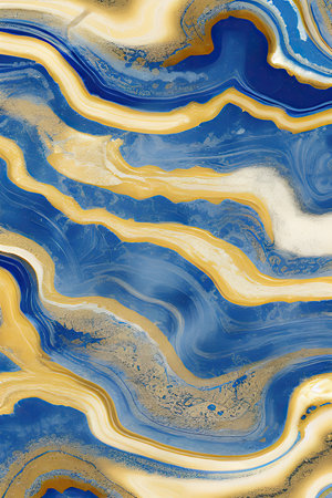 Luxurious Orion Olive ink marble-like abstract texture with Gold agate Tileの素材